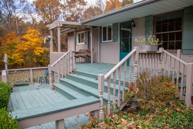 view of deck