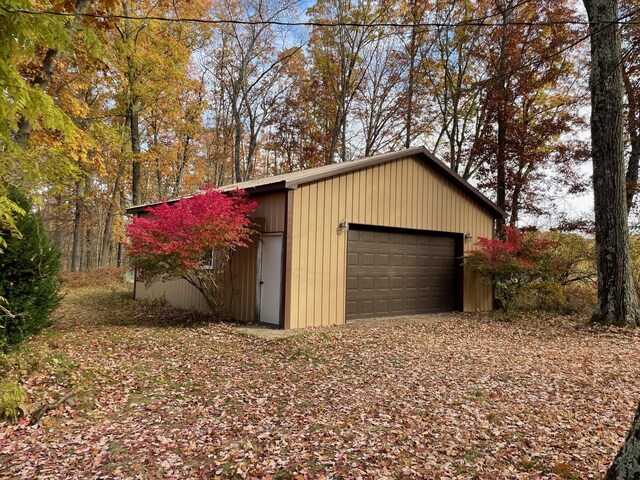 7468 W 6 1/2 Mile Rd, Irons, MI 49644 - view of detached garage