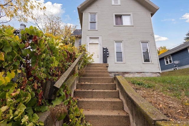 view of rear view of house