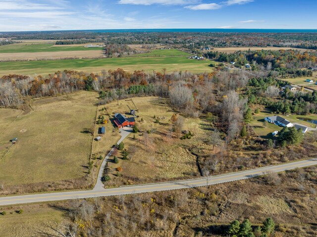 381 S Lorenz Rd, Tawas City, MI 48763 - aerial view of property's location with rural landscape
