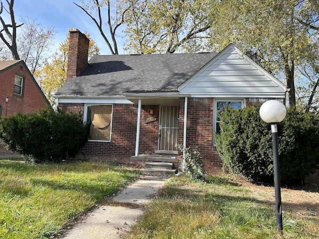 view of bungalow-style home