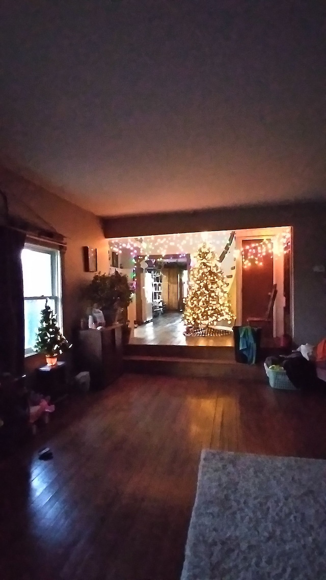 interior space featuring hardwood / wood-style flooring