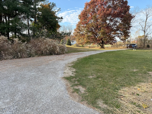 view of road