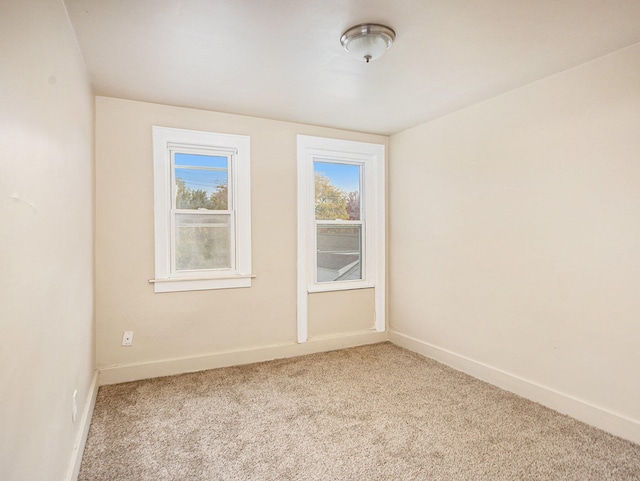 empty room featuring carpet