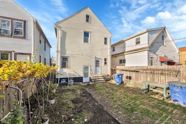 view of back of property