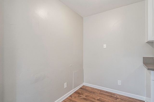 interior space featuring dark hardwood / wood-style flooring