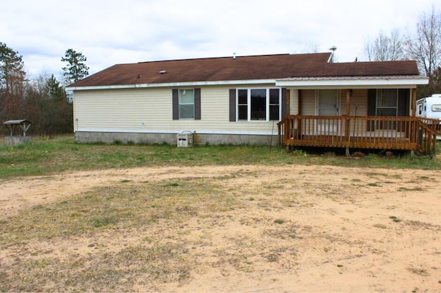 view of rear view of property