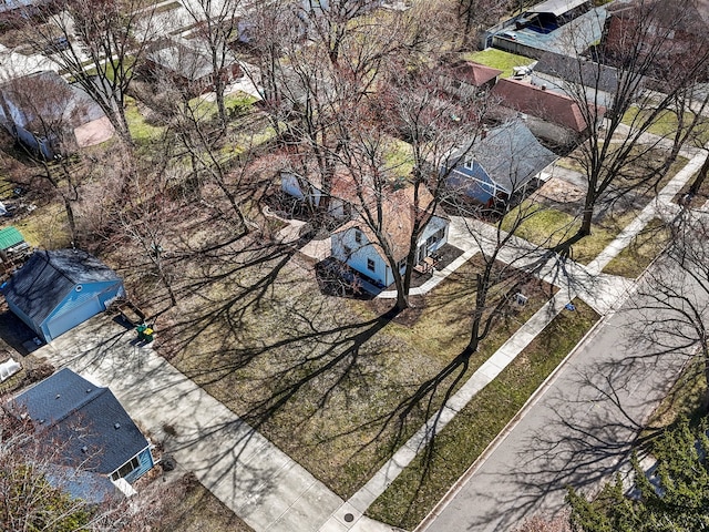 23096 Hawthorne St, Farmington, MI 48336 - bird's eye view with a residential view