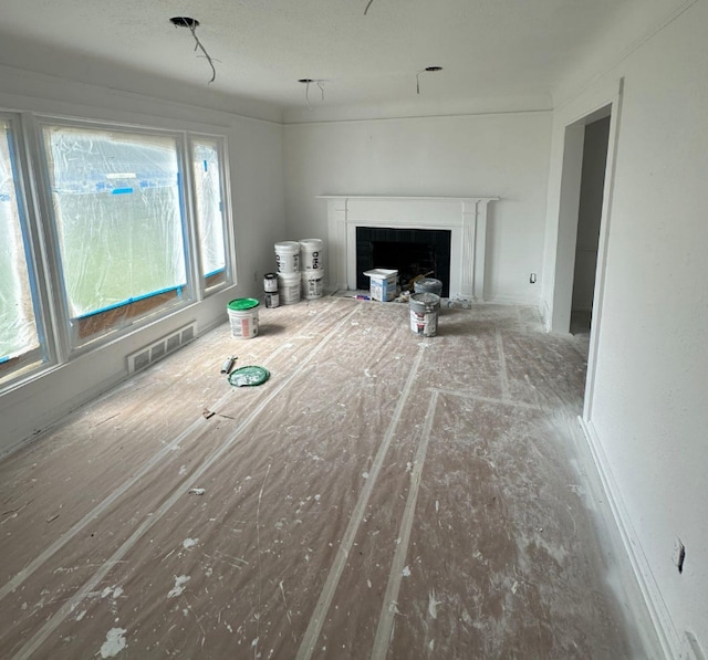 view of unfurnished living room