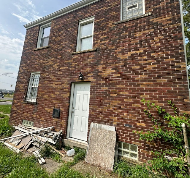 view of rear view of property