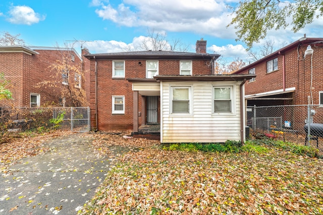 view of back of property