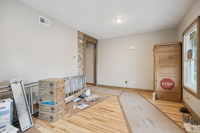 interior space featuring hardwood / wood-style flooring