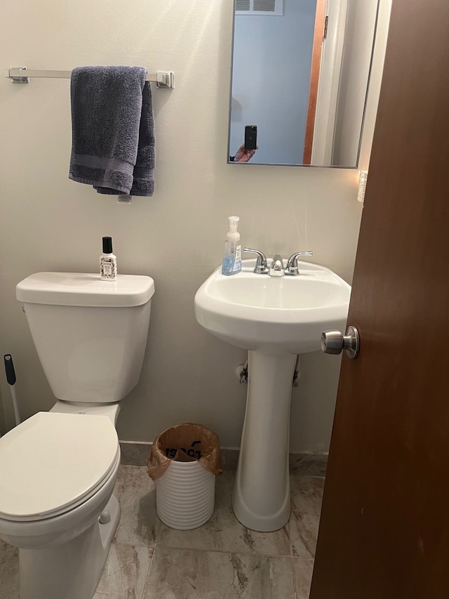 bathroom with toilet