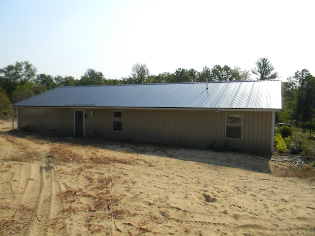 view of back of property