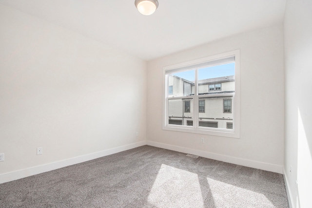 spare room featuring carpet floors