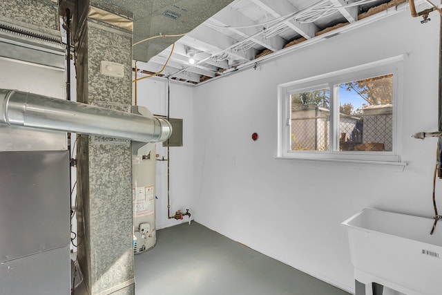 utility room featuring sink