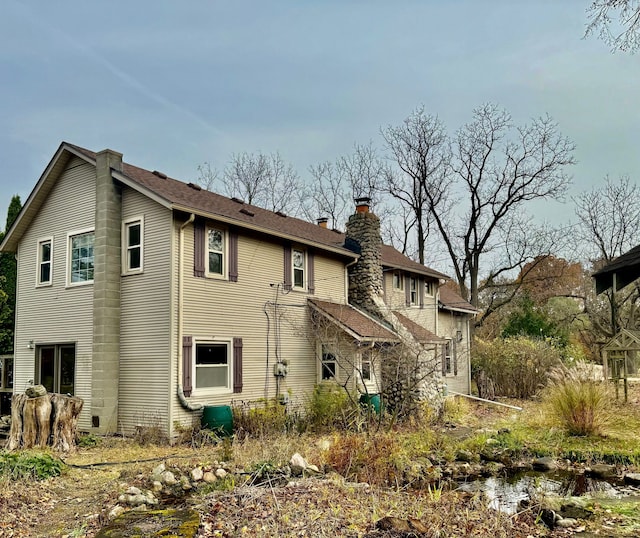 view of rear view of property