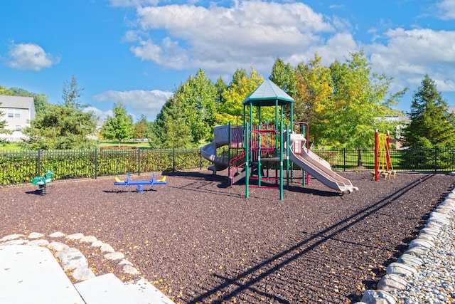 view of play area