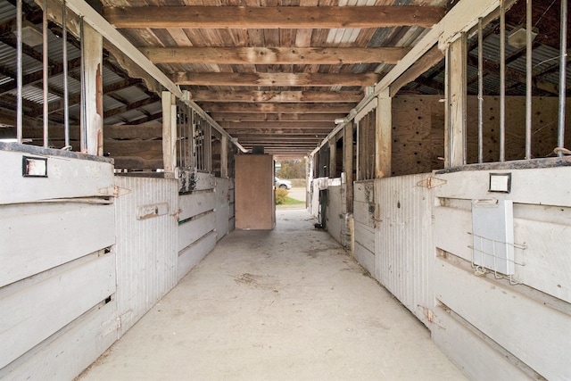 view of stable