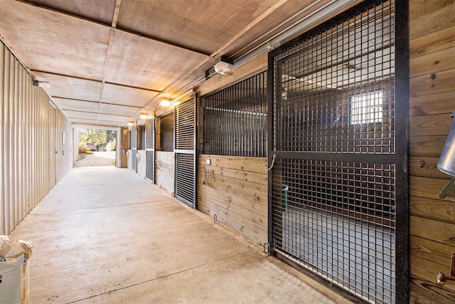 view of horse barn