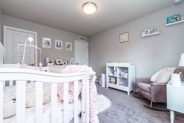 bedroom with carpet floors