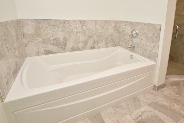 bathroom with a bathtub