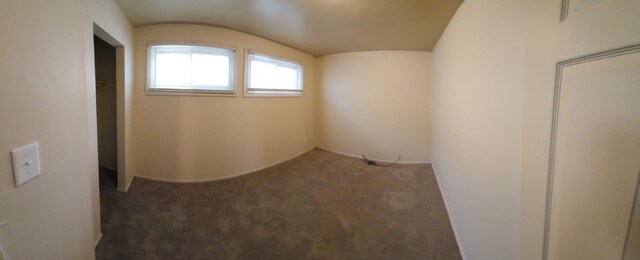 empty room featuring carpet flooring