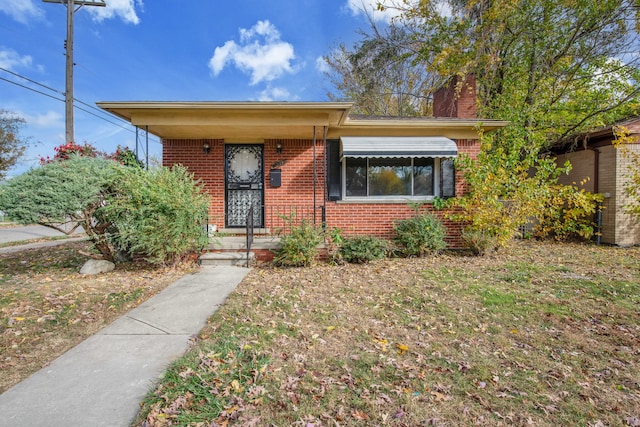 view of front of home