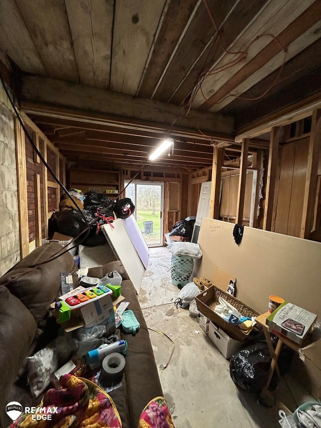 miscellaneous room featuring concrete floors