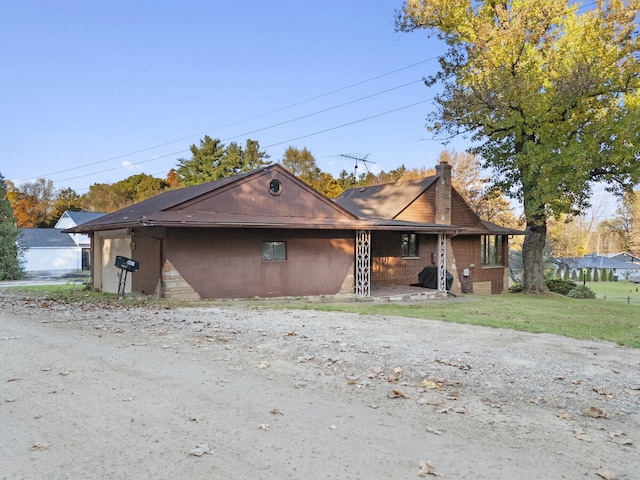 view of front of property