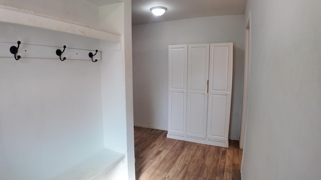 mudroom featuring light hardwood / wood-style floors