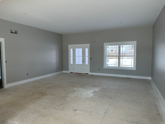 view of empty room