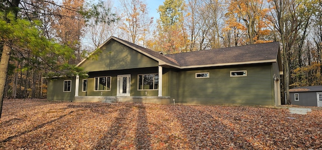 view of front of property