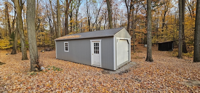 view of outbuilding