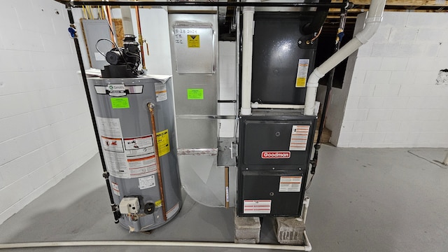 utilities with gas water heater