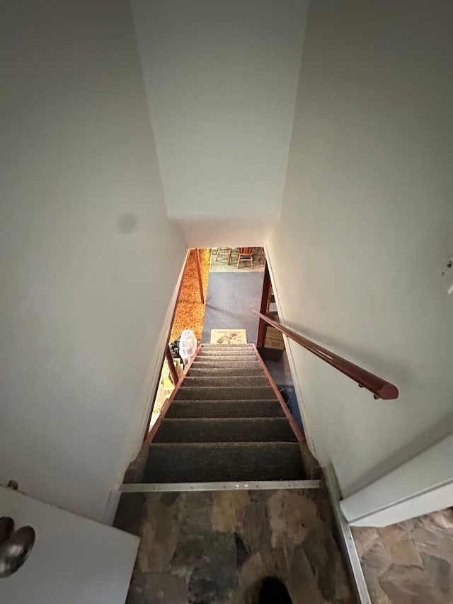 view of staircase