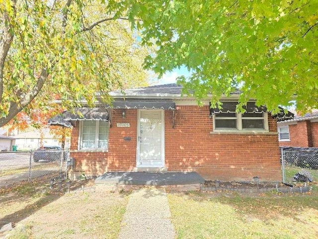 view of bungalow-style house