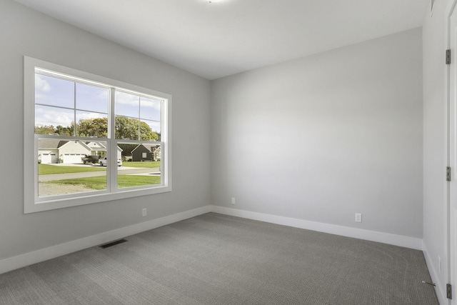 spare room featuring carpet floors