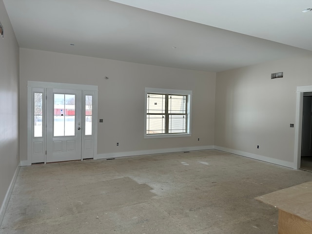 foyer with plenty of natural light