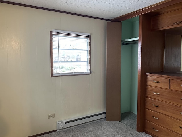 4465 Filter Rd, Harrison, MI 48625 - bedroom featuring a baseboard heating unit and carpet flooring