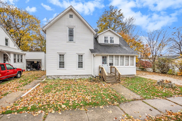 view of front of property