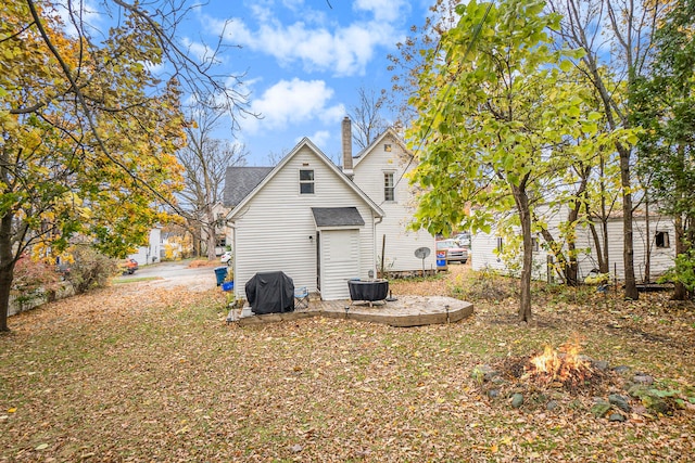 view of rear view of property