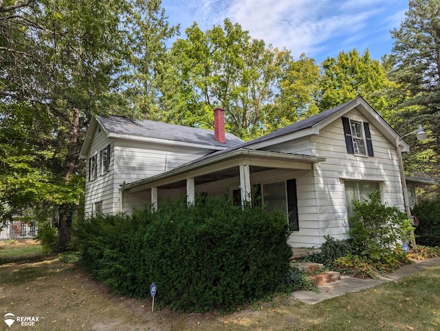 view of side of home