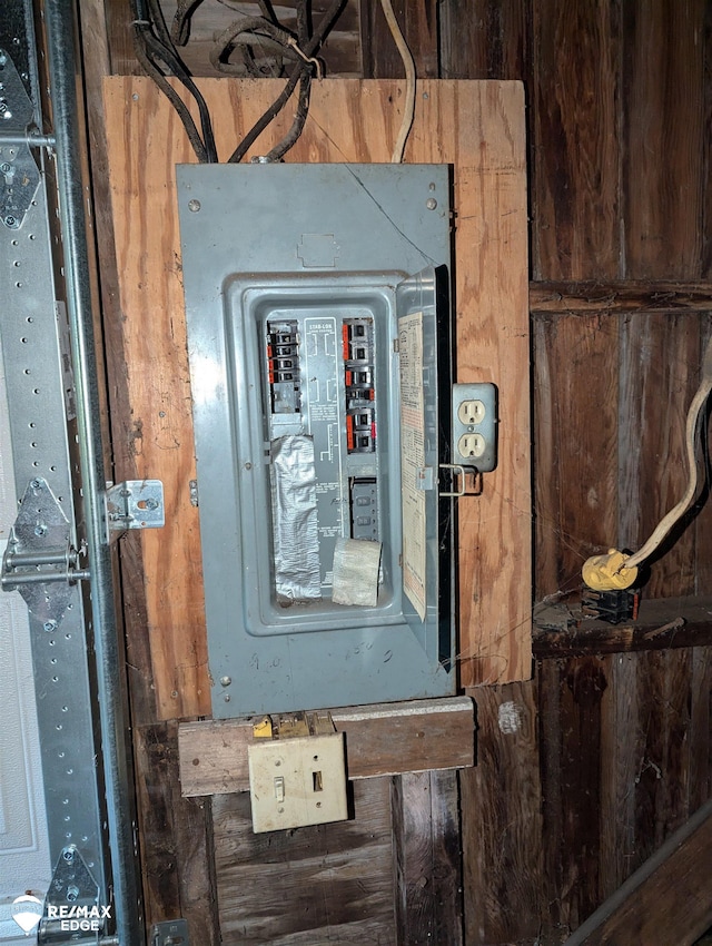 utility room featuring electric panel