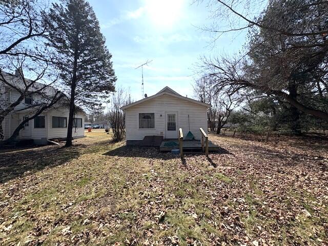 view of back of property