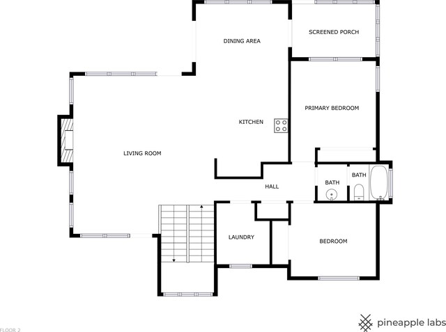 5722 Dunham Path, Stevensville, MI 49127 - property floor plan