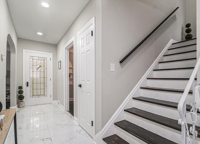 view of entrance foyer