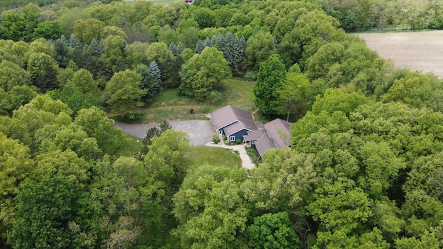 16460 15 Mile Rd, Marshall, MI 49068 - view from above of property featuring a heavily wooded area