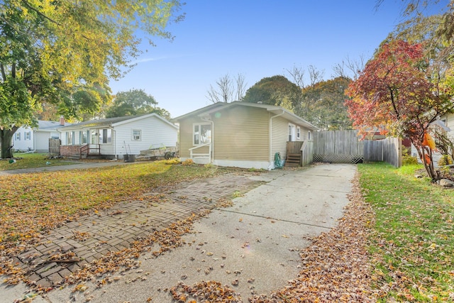 view of property exterior