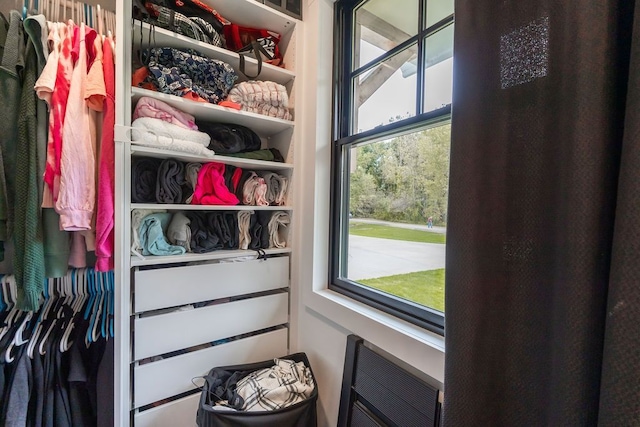 view of closet